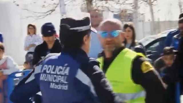 La policía acudió a Valdebebas