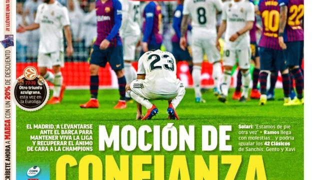 Portada del diario MARCA (02/03/2019)