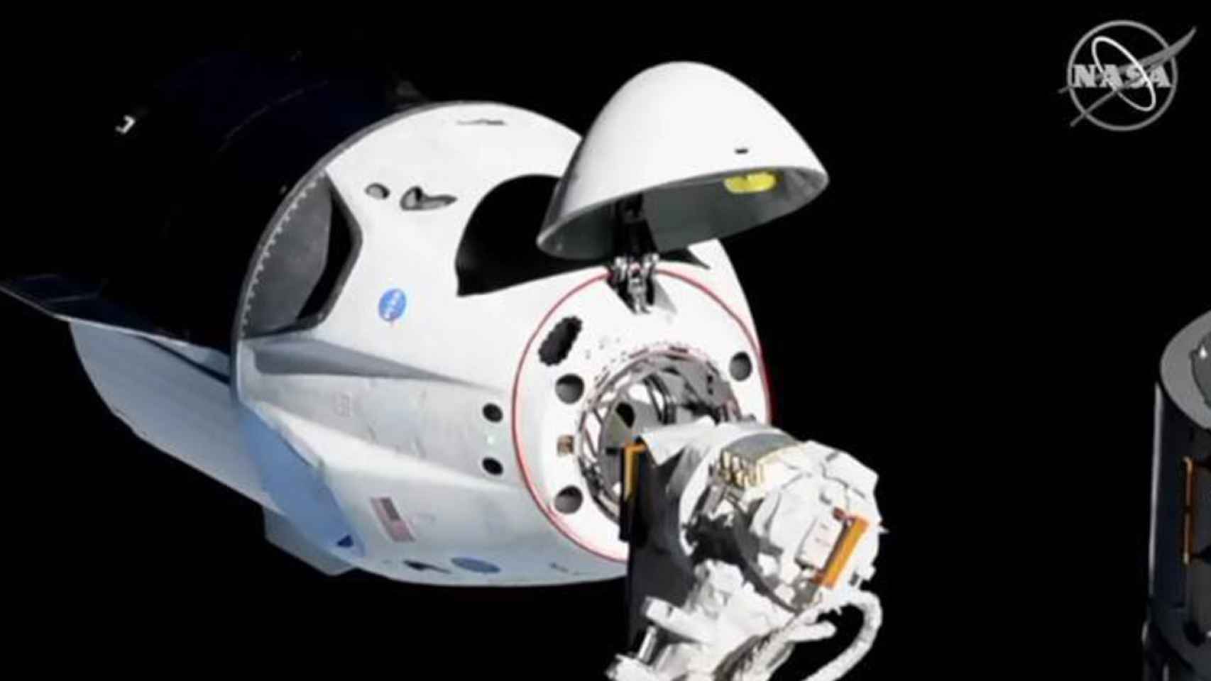 spacex crew dragon capsula estacion 1