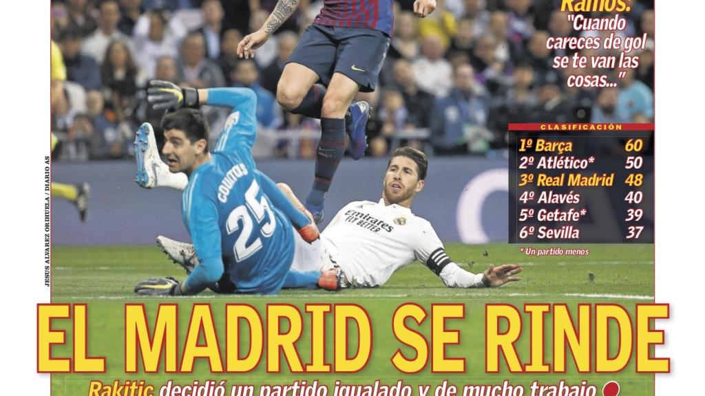 La portada del diario AS (03/03/2019)