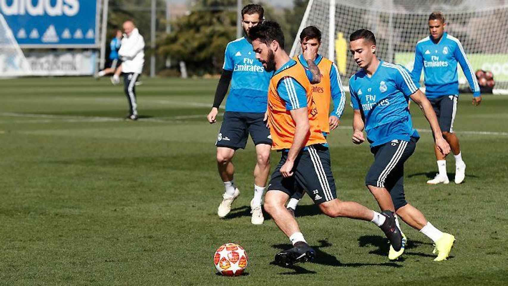 Isco se entrena en Valdebebas con Real Madrid