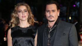 Johnny Depp y Amber Heard, en una premier en 2015.
