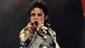 Michael Jackson en un concierto.