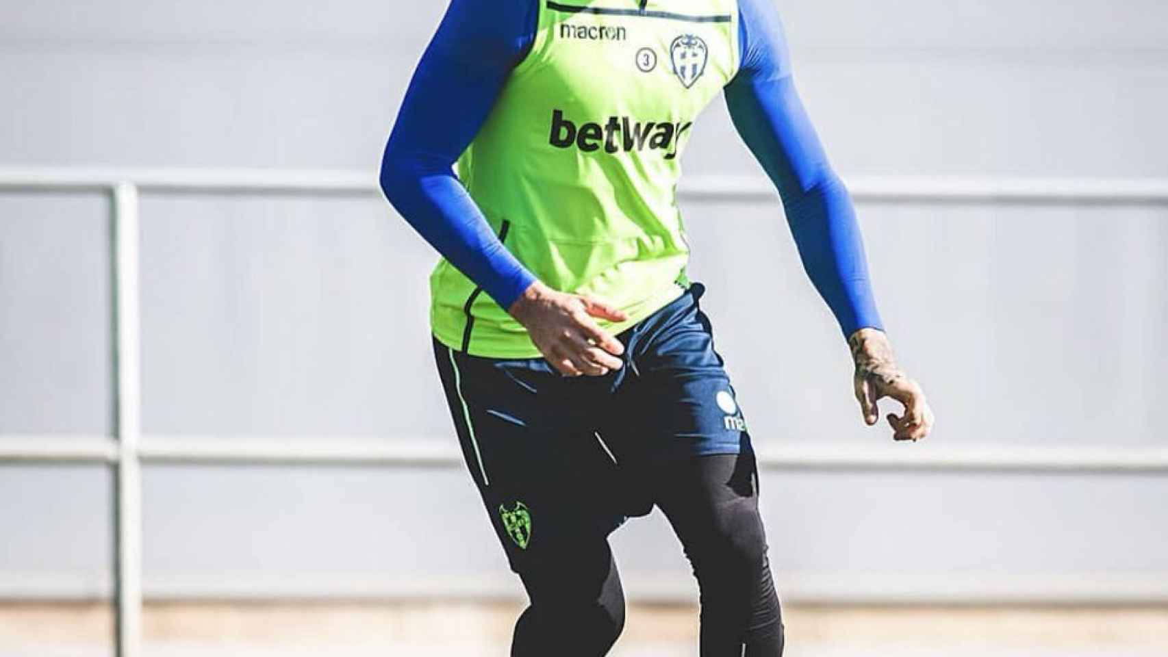Toño García, jugador del Levante. Foto: Twitter (@togarcia89)