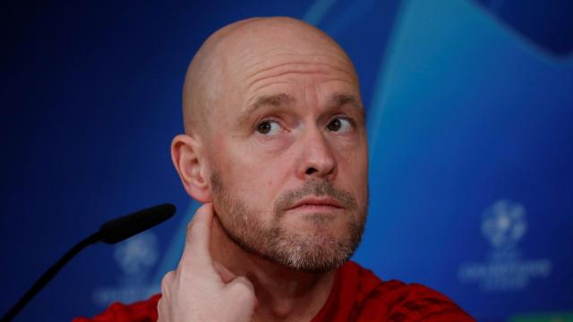 Ten Hag, entrenador del Ajax de Ámsterdam