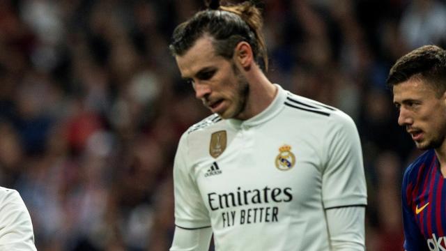 Bale, cabizbajo durante El Clásico