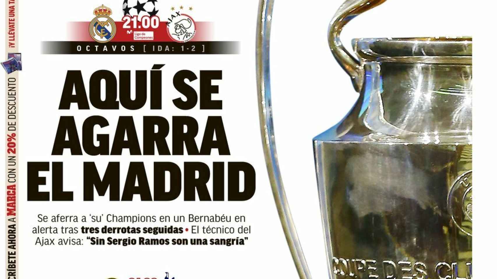 La portada del diario MARCA (05/03/2019)