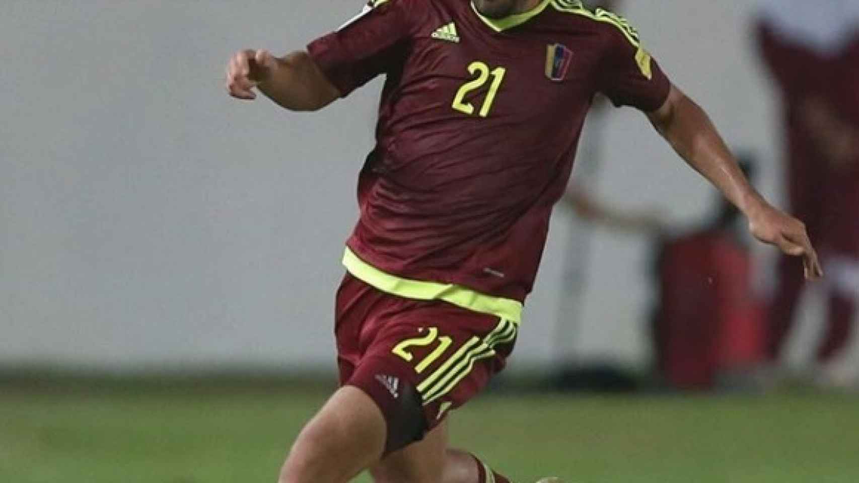 Alexander González durante un partido con su selección. Instagram: (@alexdavid92)