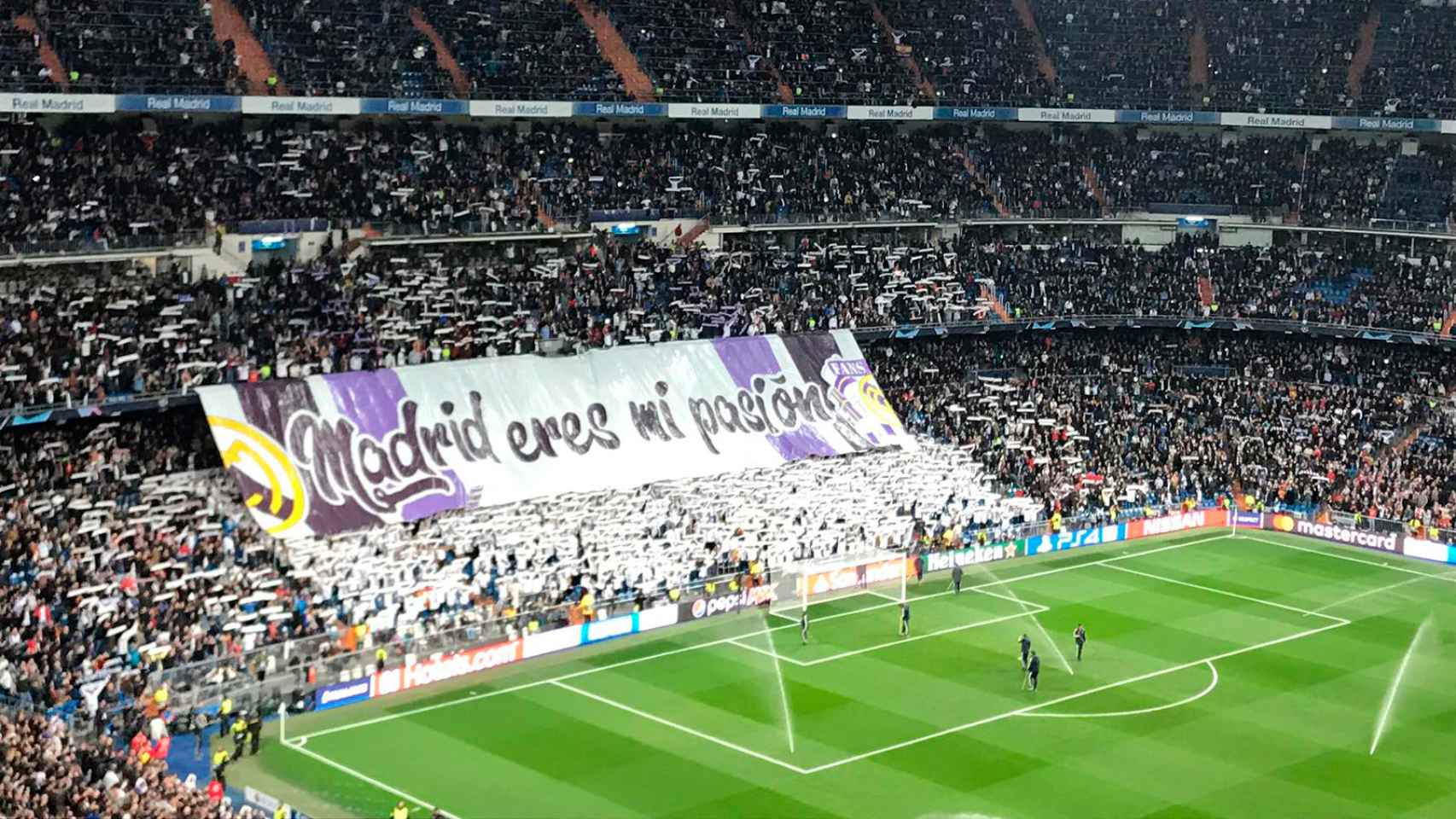 Madrid eres mi pasión, mosaico en el Santiago Bernabéu