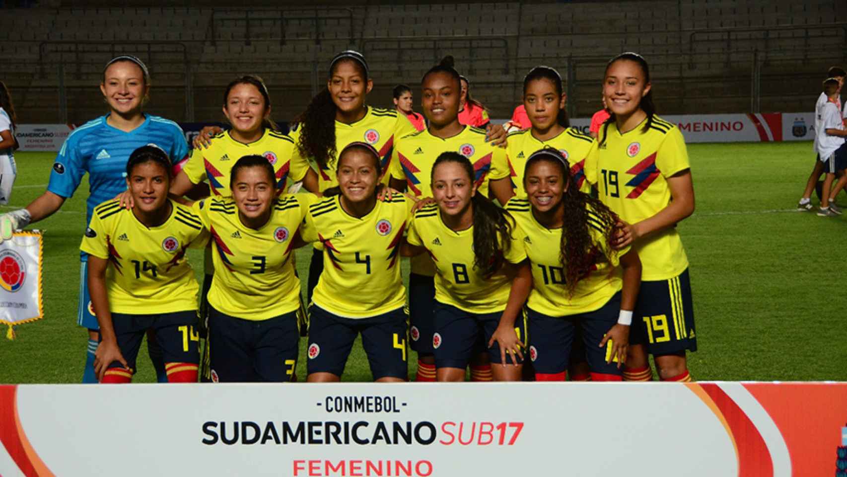 Selección sub17 femenina de Colombia. Foto: fcf.com.co