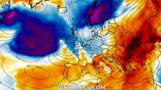 Predicción de anomalías de temperaturas para el 10 de marzo de 2019. Severe-weather.eu