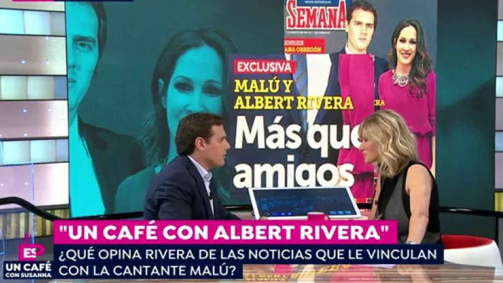 Albert Rivera responde a las preguntas sobre su presunta relación con Malú.