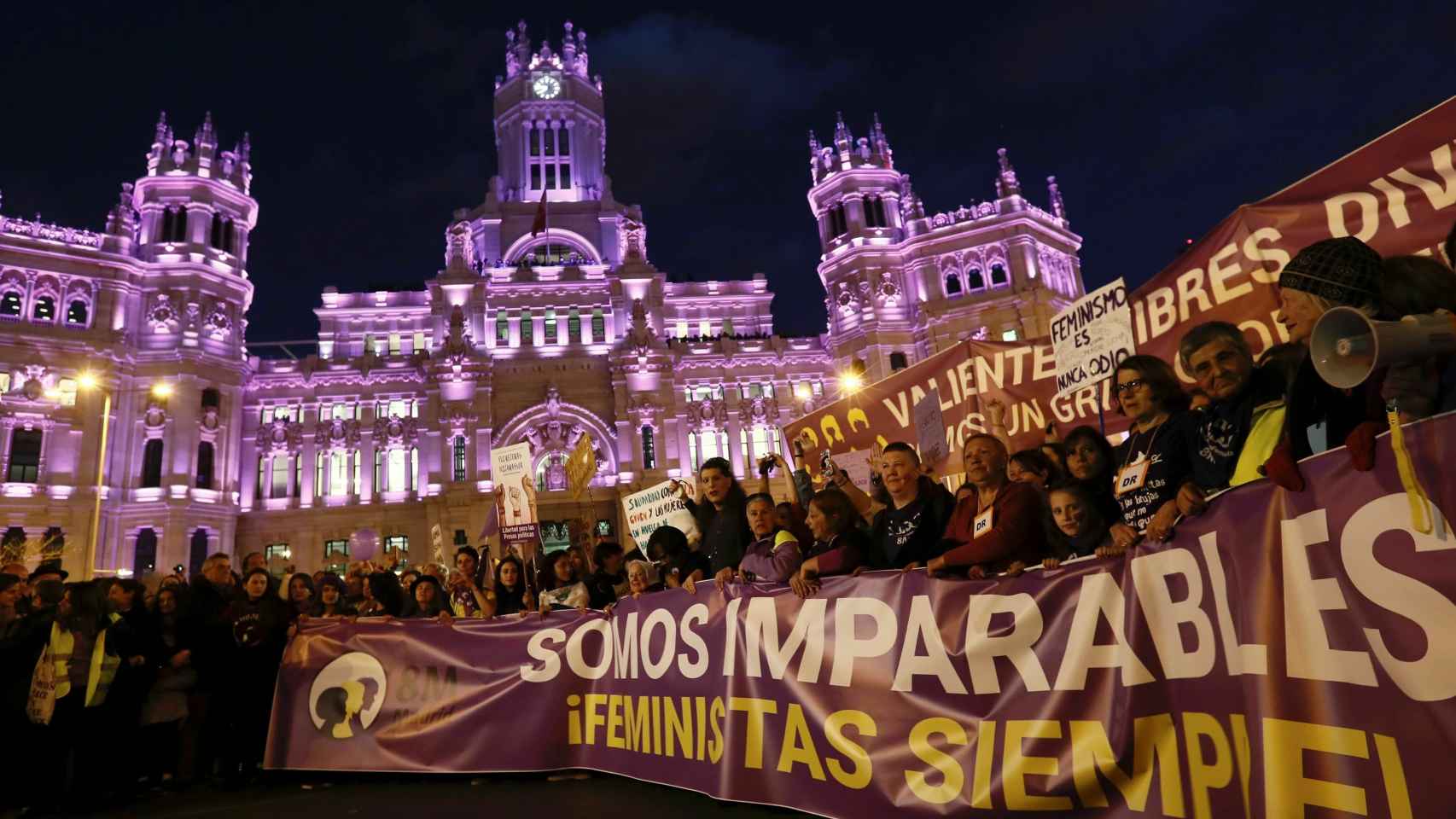 Manifestación feminista en Madrid