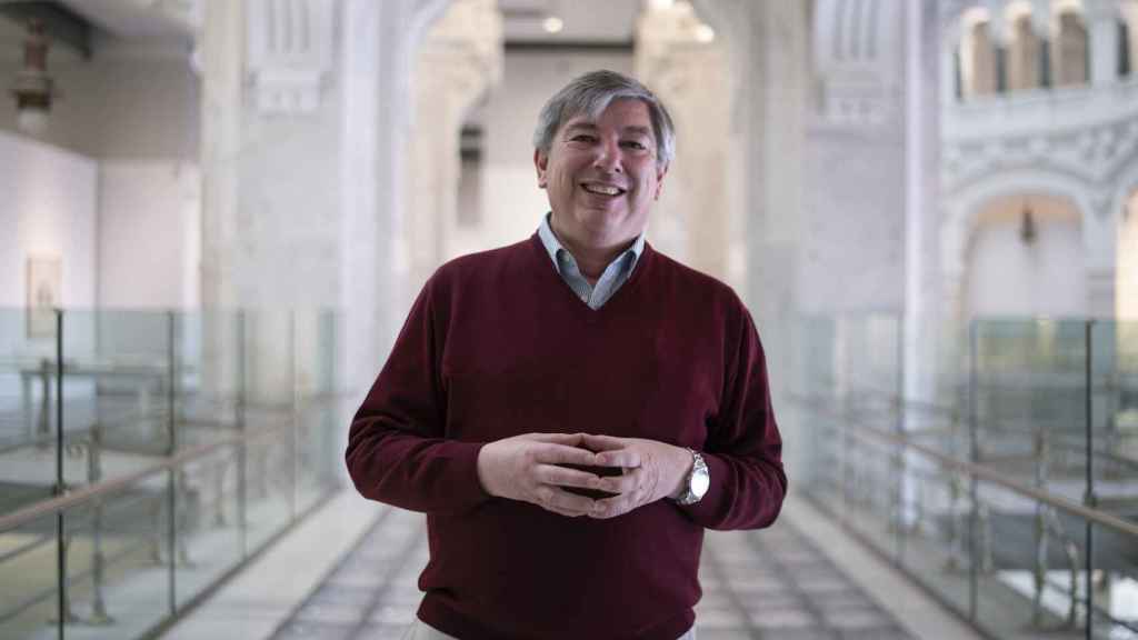 El sociólogo Gómez Yáñez, esta semana en el Ayuntamiento de Madrid.