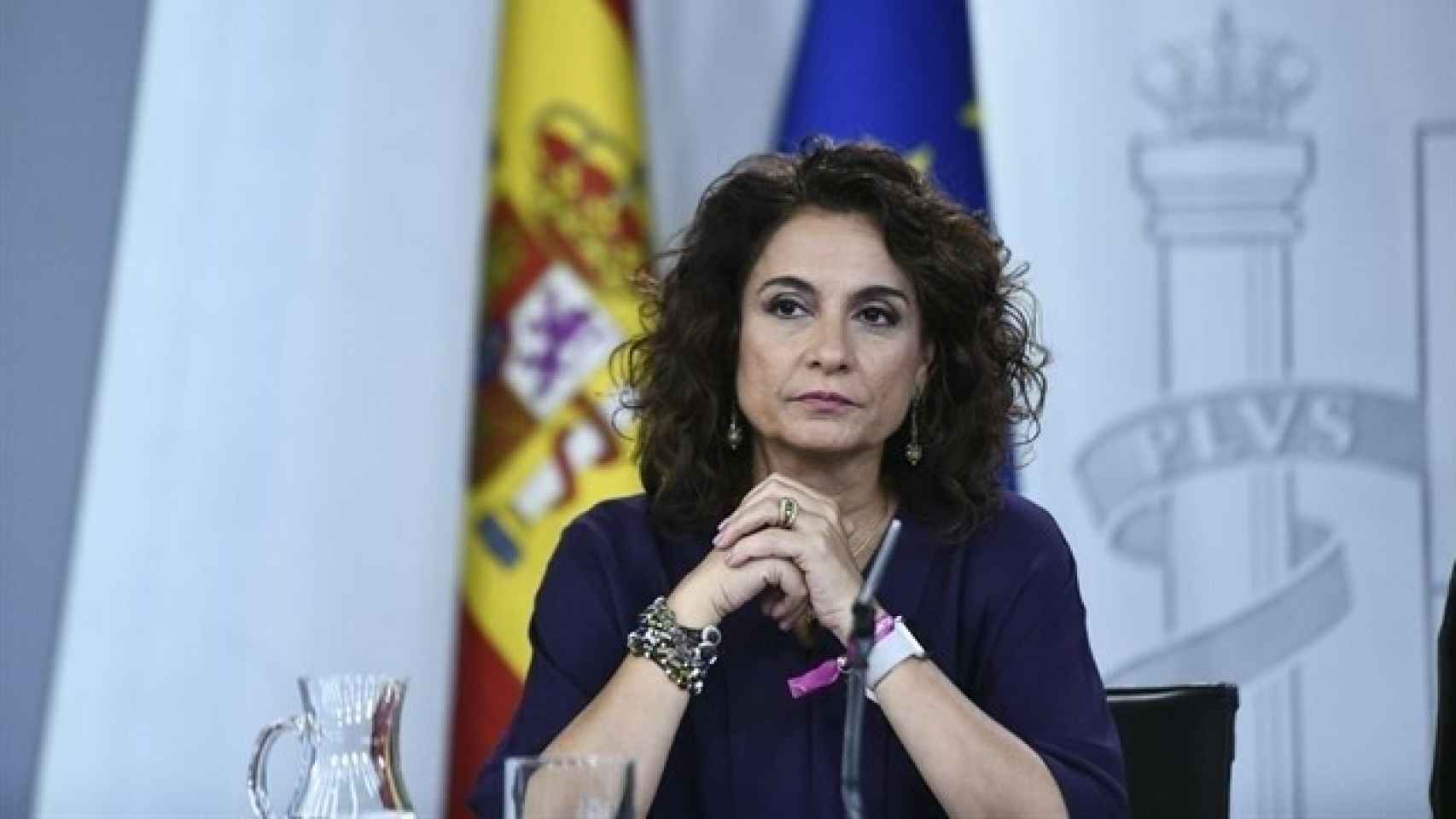 María Jesús Montero, ministra de Hacienda y cabeza de lista del PSOE por Sevilla.