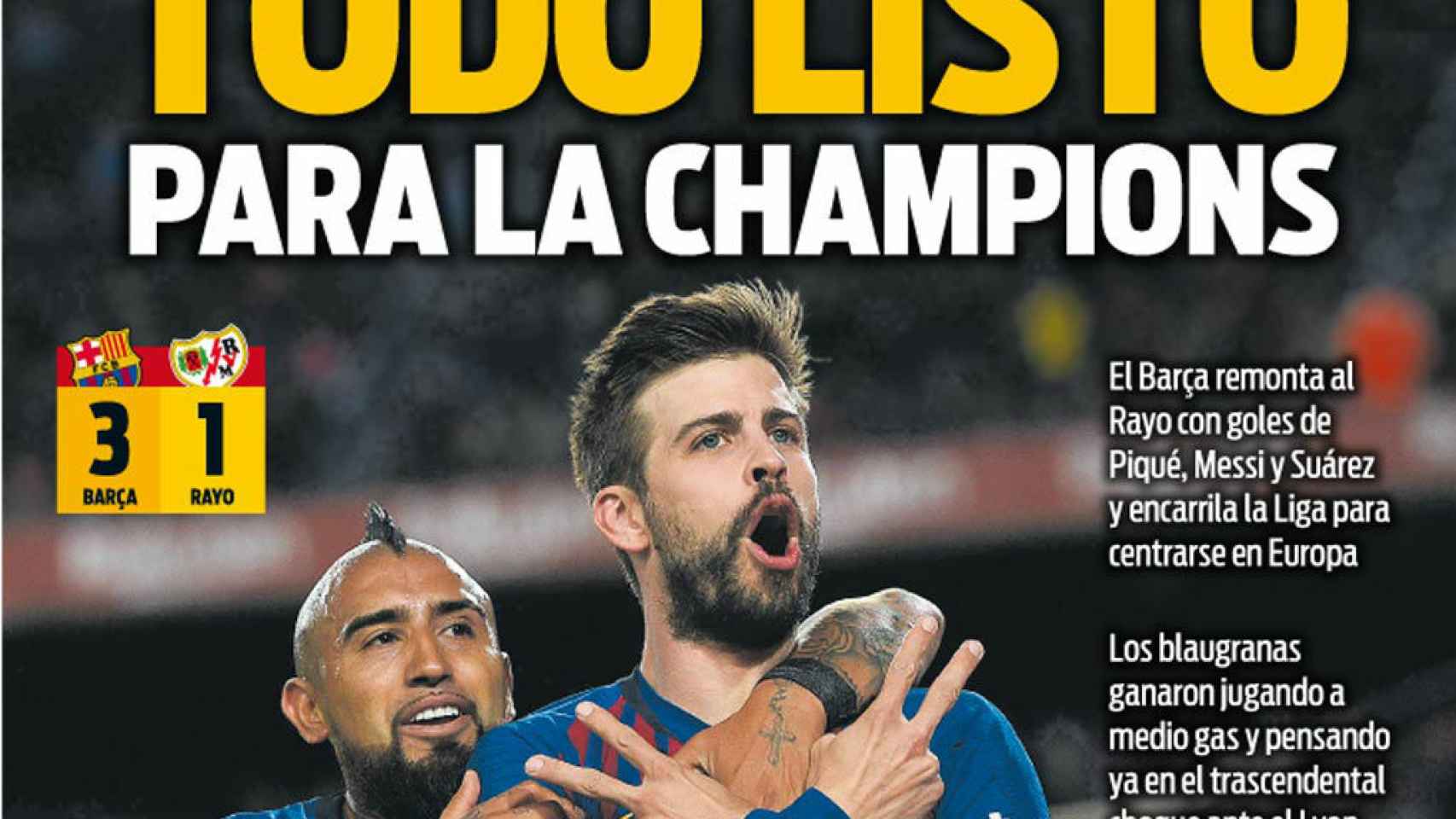 Portada del diario Sport (10/03/2019)
