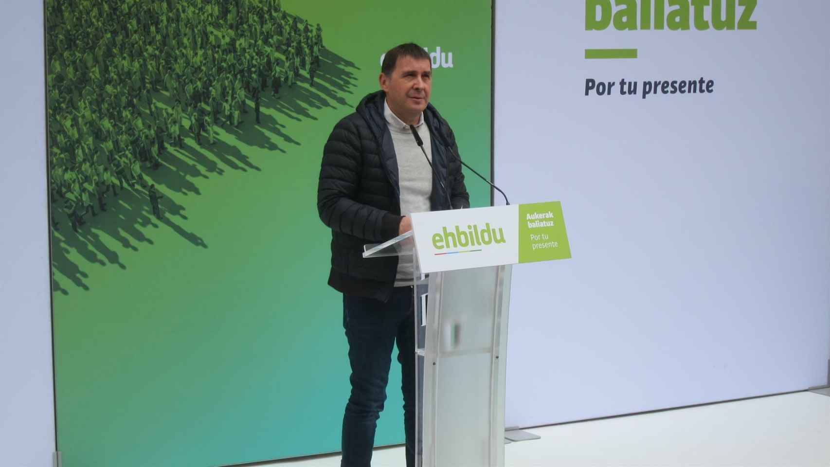 Arnaldo Otegi anuncia una ampliación de la unidad de acción de Bildu con ERC.