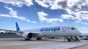 Imagen de un Boing perteneciente a la compañía española Air Europa.
