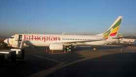Un Boieng 737 de Ethiopian Airlines.