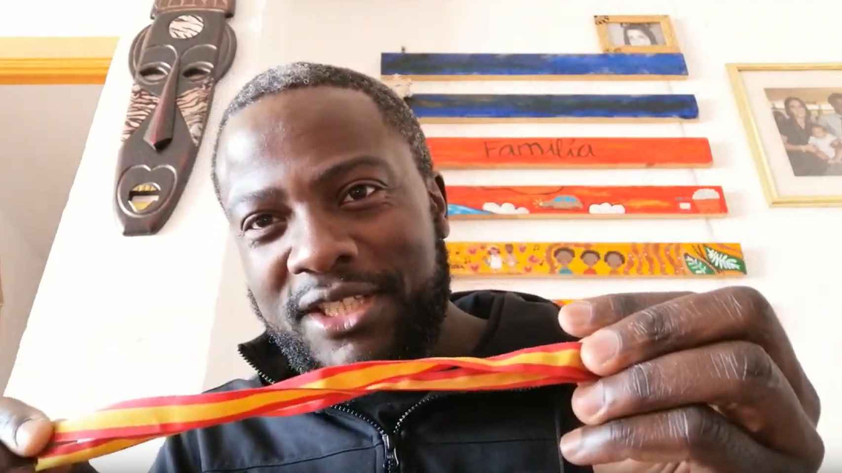 Bertrand Ndongo en su canal de YouTube POR ESPAÑA VIVA VOX.