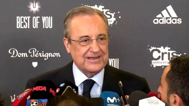 Florentino Pérez, en la Cena Pirata