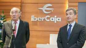 Amado Franco, presidente de la Fundación Ibercaja, y Victor Iglesias, CEO de la entidad.