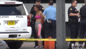 La mujer, detenida por la Policía en Orlando.