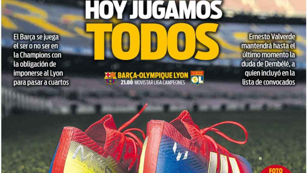 La portada del diario Sport (13/03/2019)