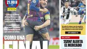 La portada del diario Mundo Deportivo (13/03/2019)
