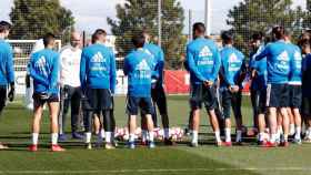 Primer entrenamiento de Zinédine Zidane en su segunda etapa con el Real Madrid