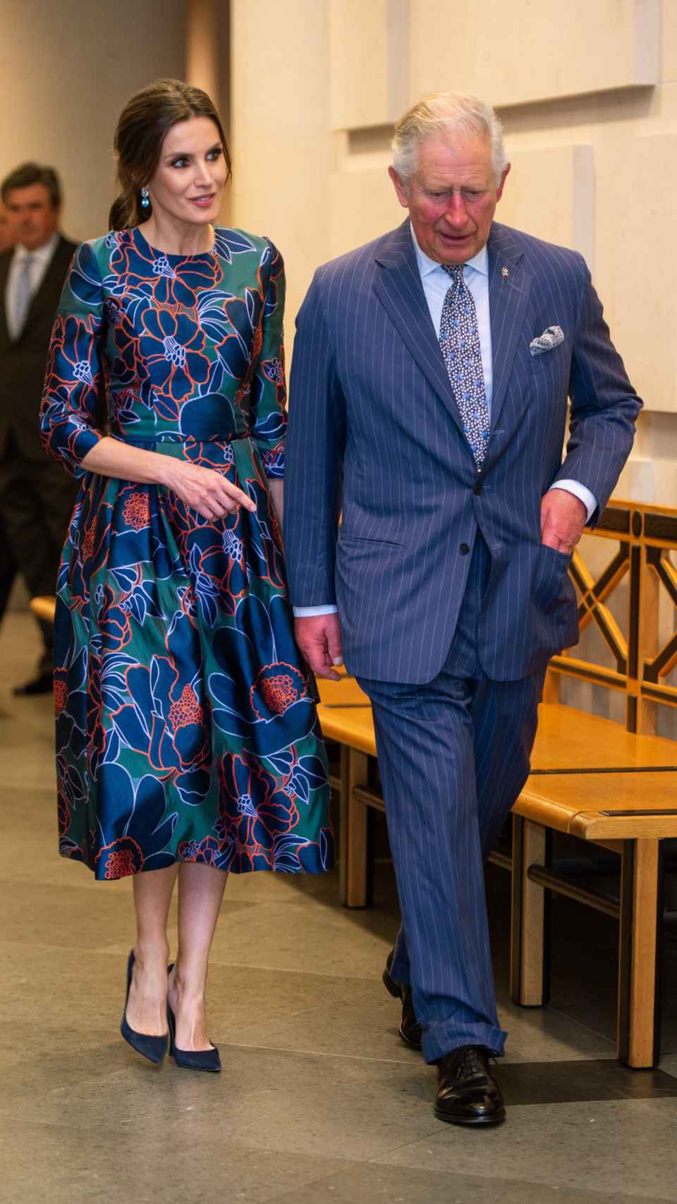 El príncipe Carlos se ha mostrado muy cómplice con la reina de España.