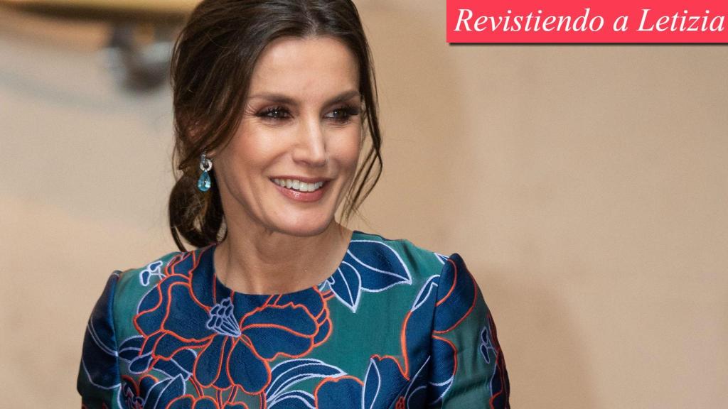 La reina Letizia en la National Gallery de Londres.