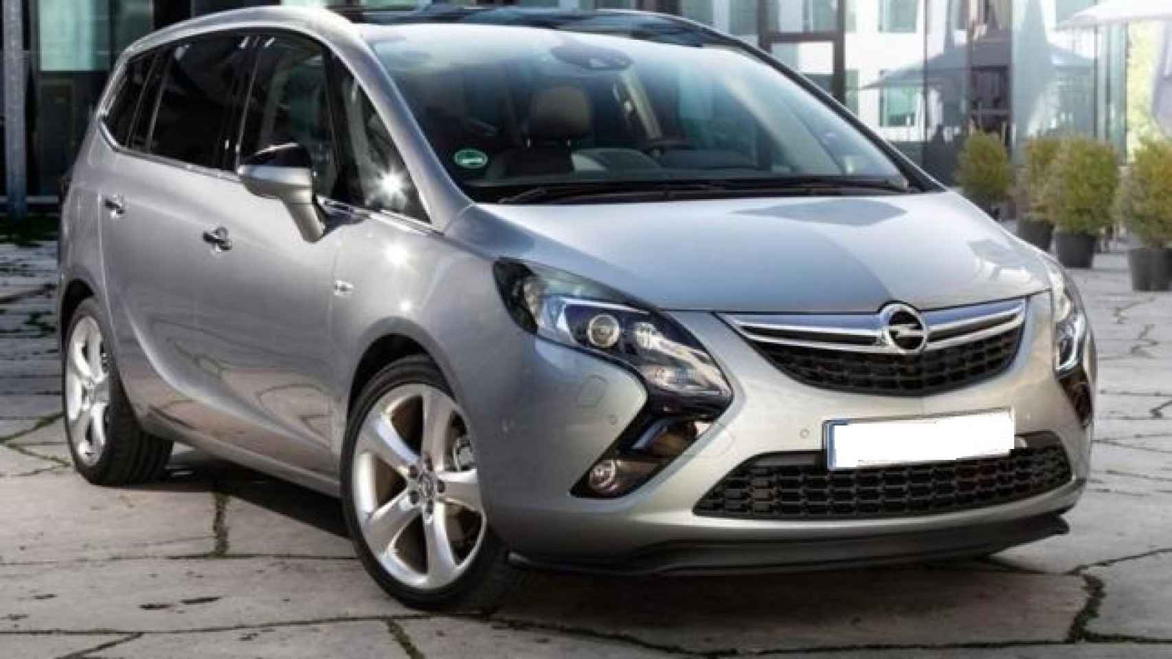 Opel Zafira de 7 plazas.
