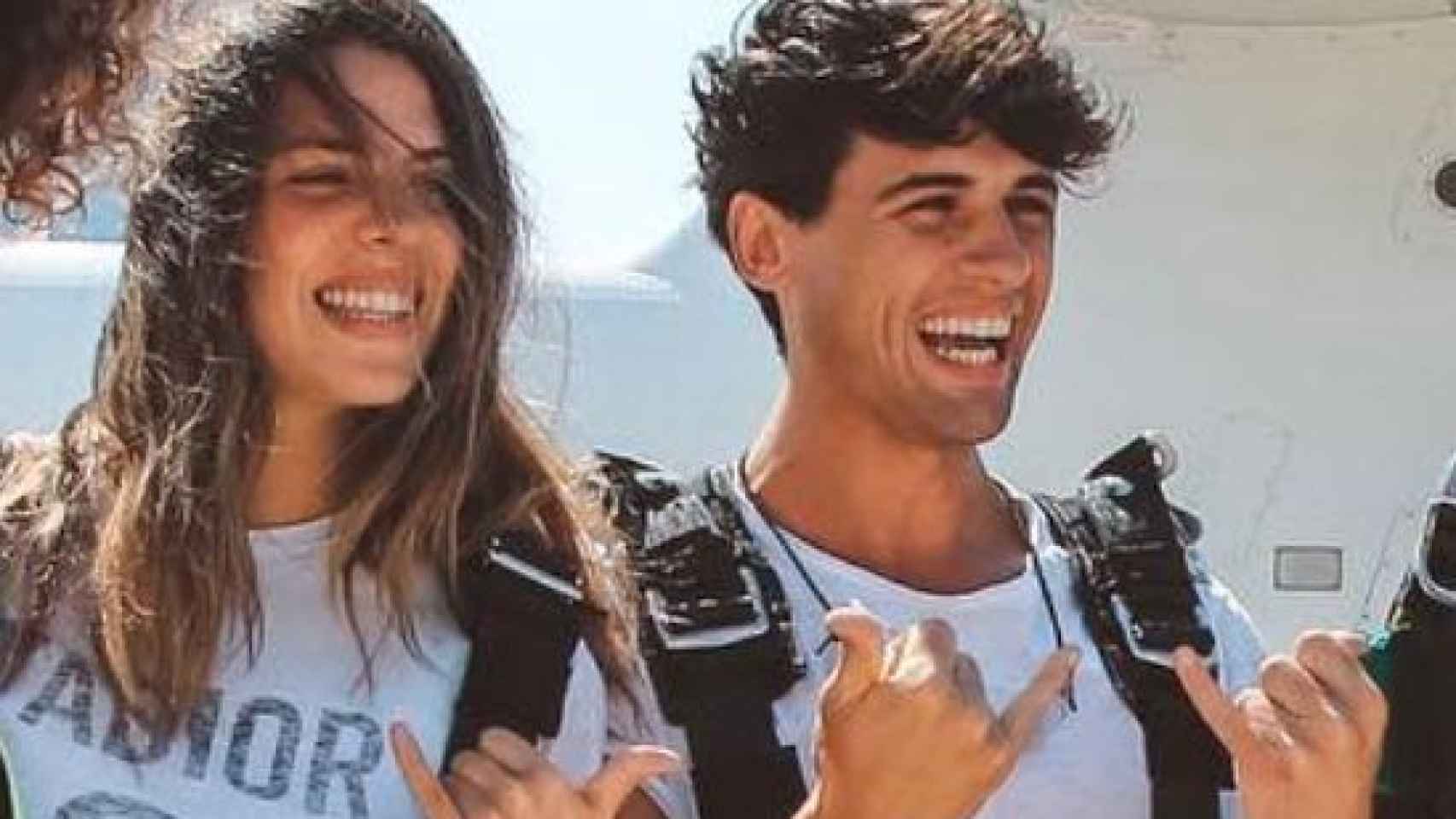 Laura Matamoros y su novio, Daniel Illescas, en su última foto de Instagram.