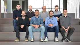 El joven equipo de la startup española Quside liderado por Carlos Abellán.