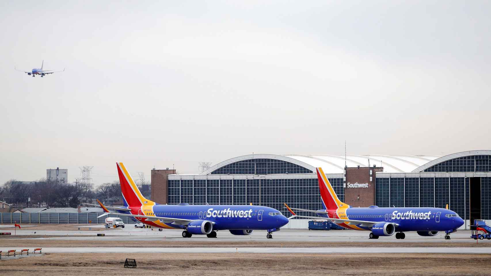 Dos Boeing de Southwest Airlines en una imagen de archivo.
