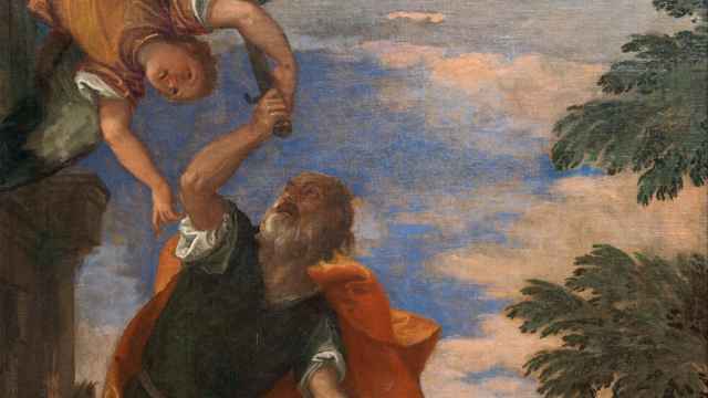 'Sacrificio de Isaac', por Paolo Veronés. Museo Nacional del Prado