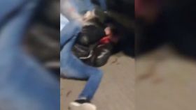 Captura del vídeo difundido de la agresión