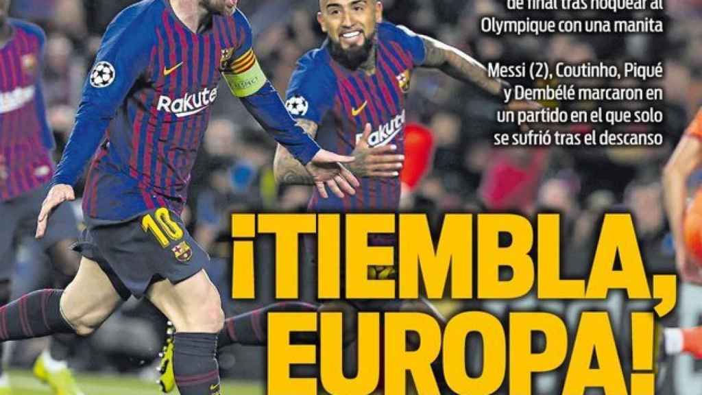 Portada Diario Sport (14/03/2019)