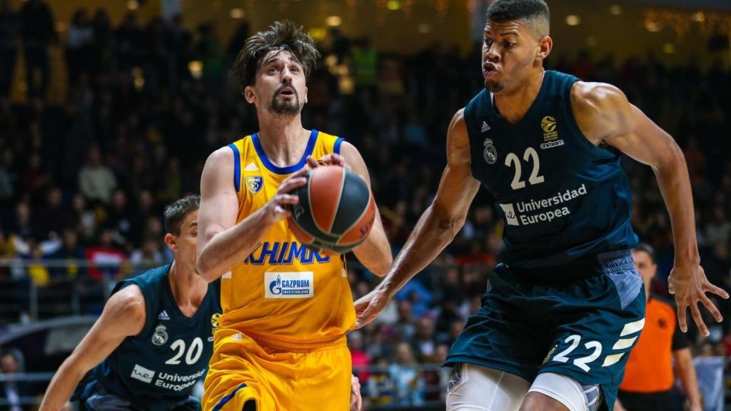 Tavares. Foto: Twitter (@khimkibasket)