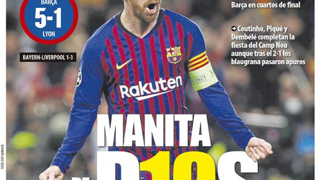 Portada Mundo Deportivo (14/03/19)