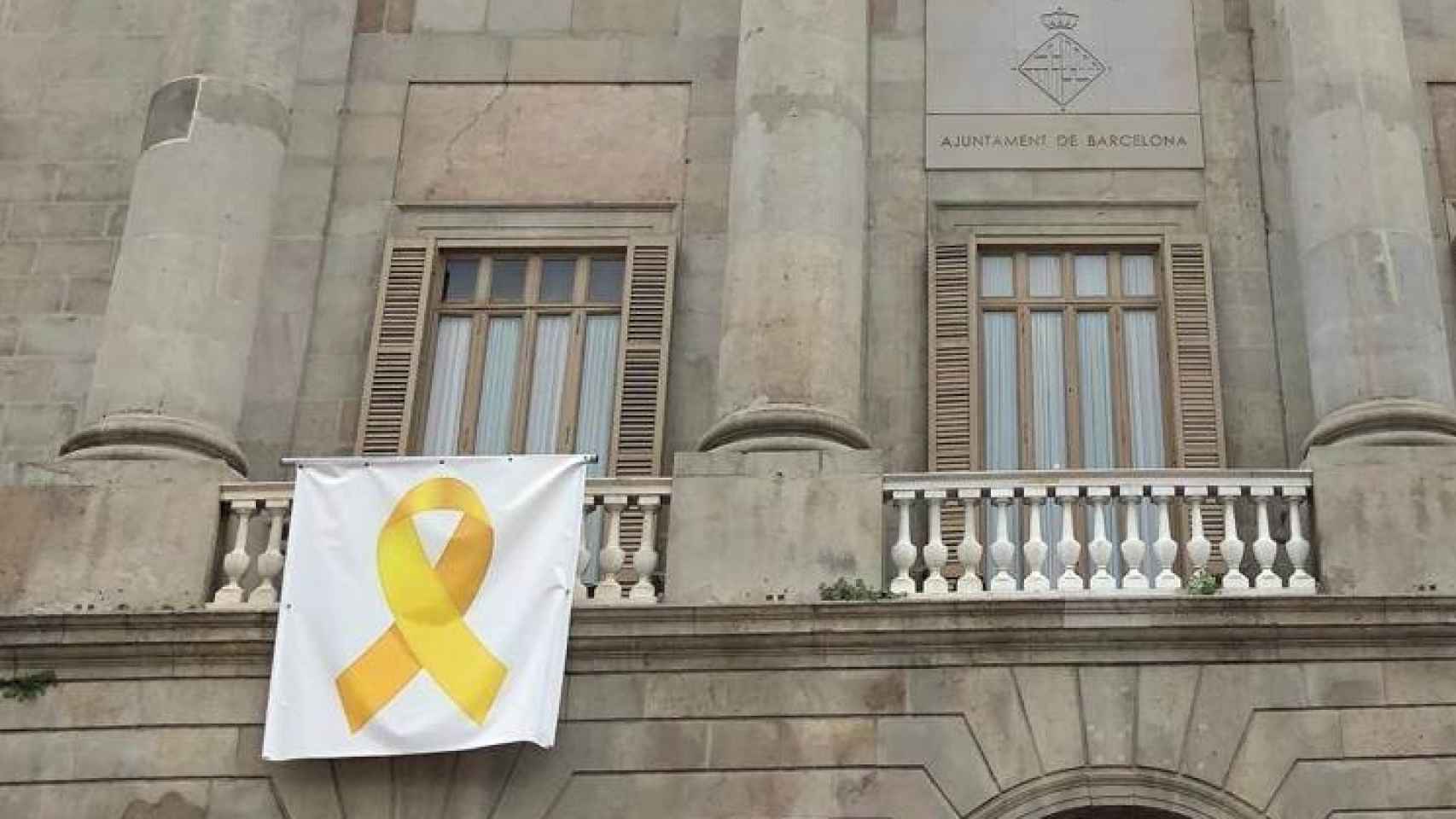 La fachada del Ayuntamiento del Barcelona