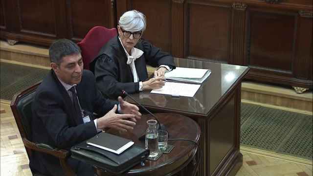 Josep Lluís Trapero en el juicio al 'procés'.