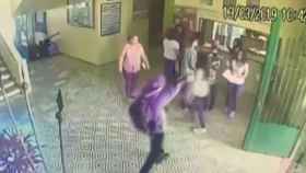 Fotograma del vídeo de la matanza en Brasil.