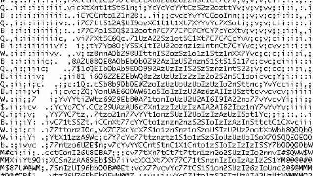 El porno ASCII surgió casi al mismo tiempo que el diseño de Internet