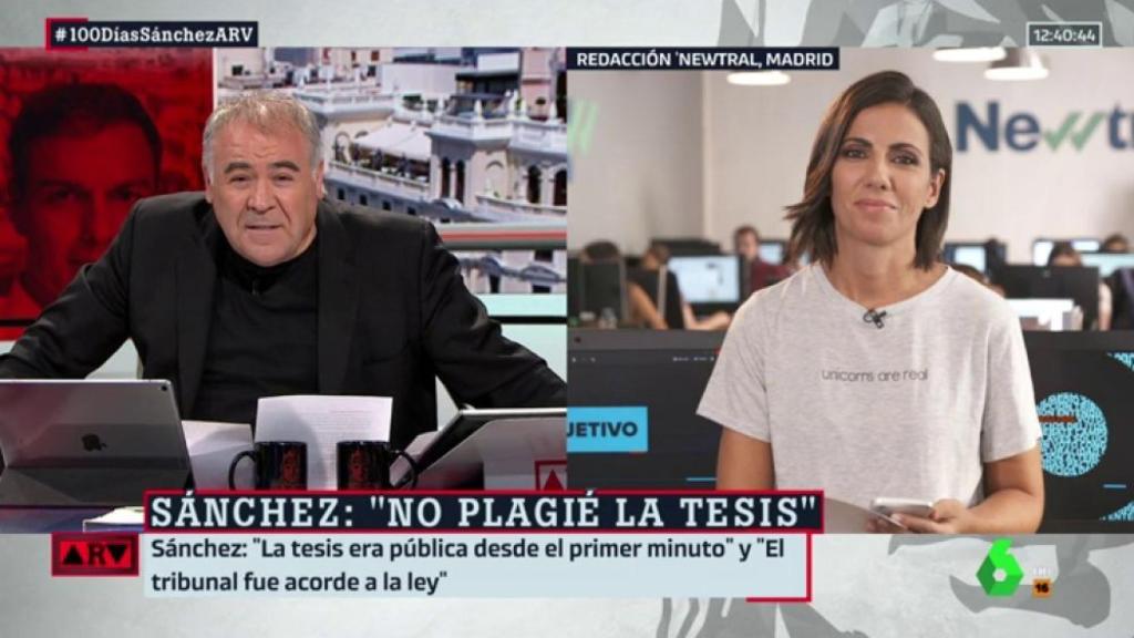 Ferreras y Ana Pastor, cada uno en su respectiva empresa.