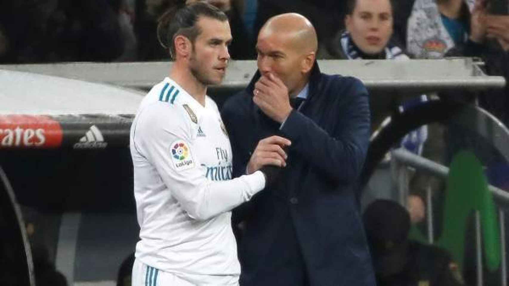 Bale y Zidane en el Real Madrid