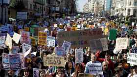 Manifestación en Madrid contra el cambio climático.