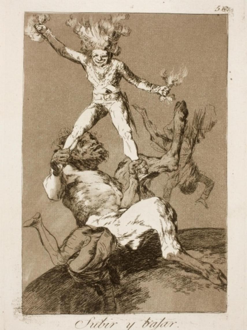 Subir y Bajar, obra de Goya.