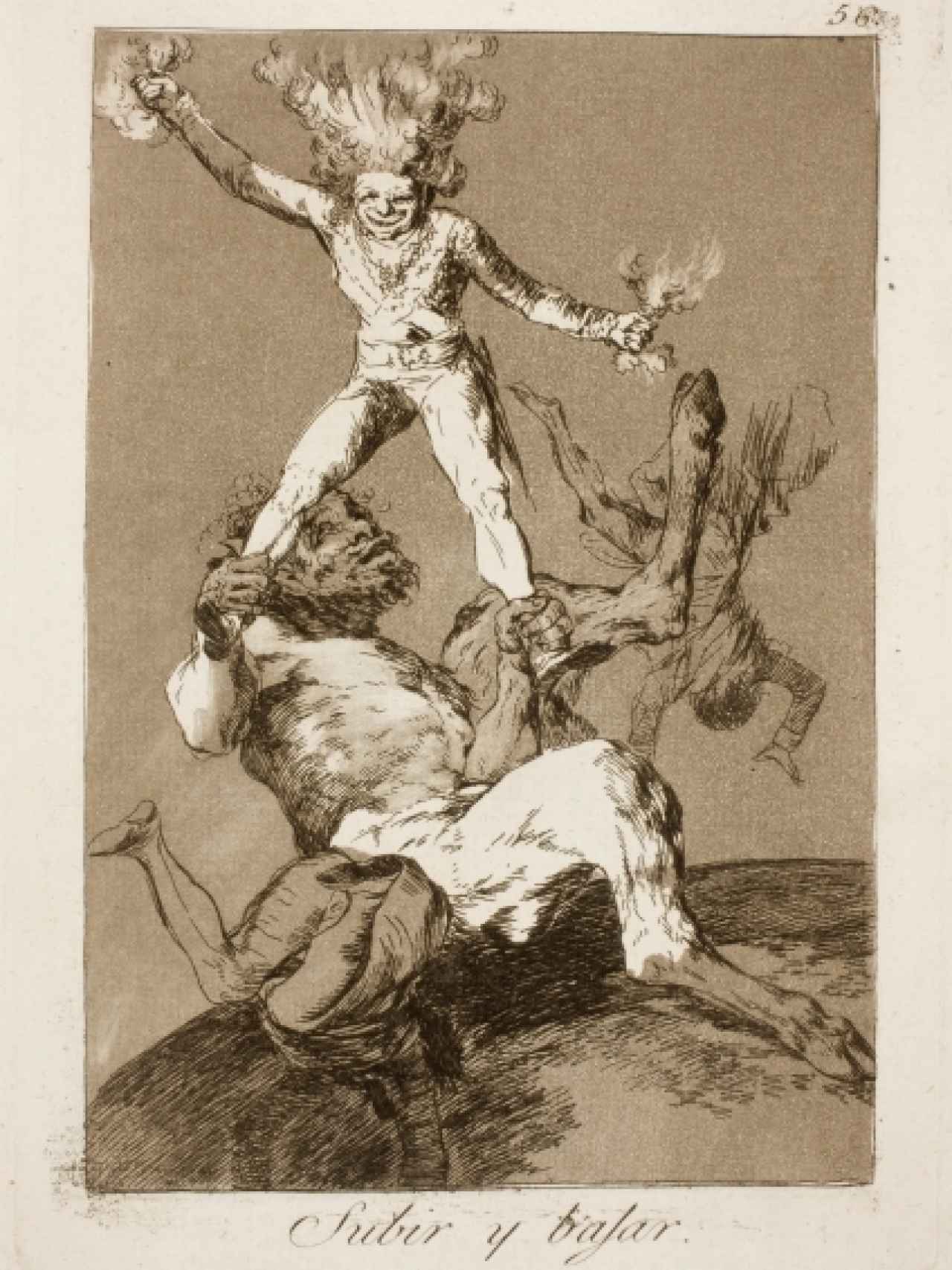 Subir y Bajar, obra de Goya.